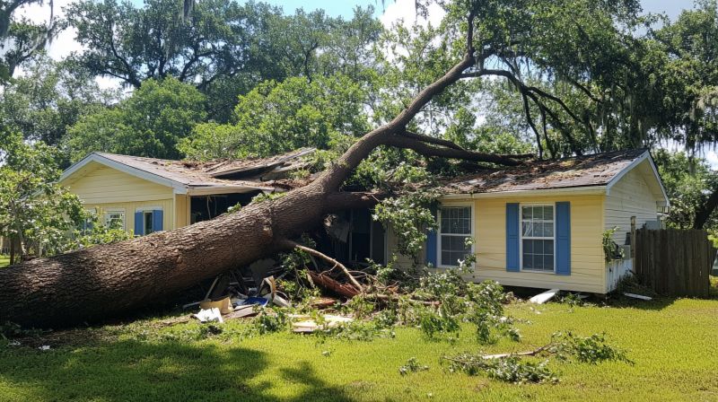 Storm Damage Roof Repair detail